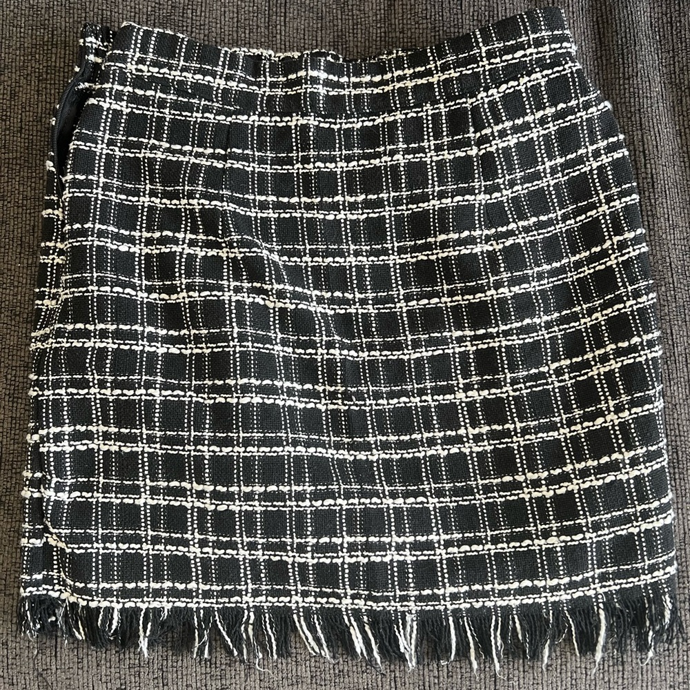 Fringe mini skirt